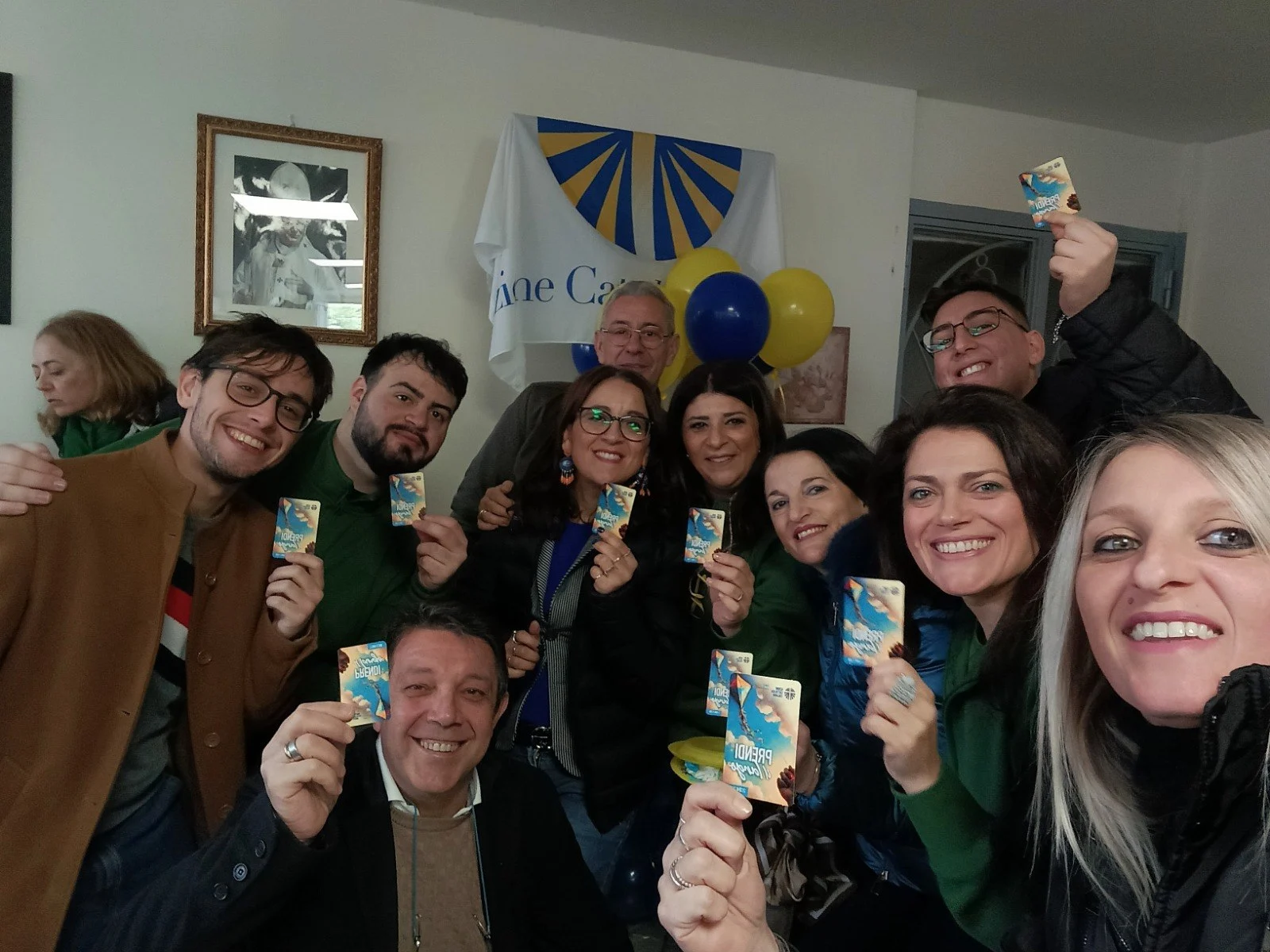 Un momento di festa insieme