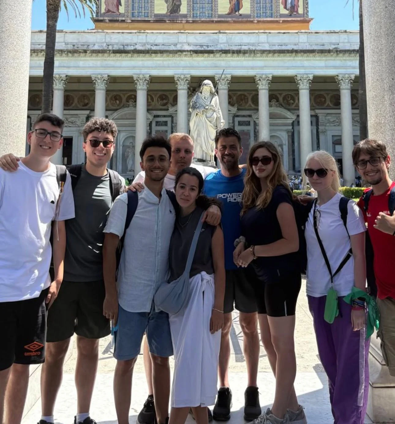 Il gruppo giovani a Roma