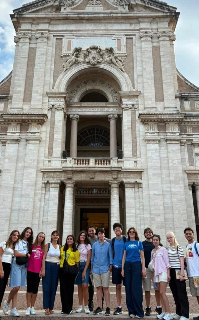 I giovani in visita a Roma